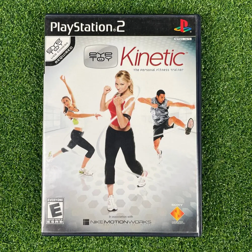 EyeToy: Kinetic (Sony PlayStation 2, 2005) PS2 Complete CIB